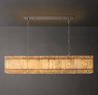 San Marco Alabaster Linear Chandelier 54"