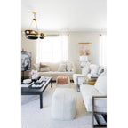 Hopper 9-Light Chandelier in Vintage Brass/Black Brass 32L x 32W x 25H