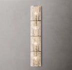 Lattice Clear Glass Grand Sconce