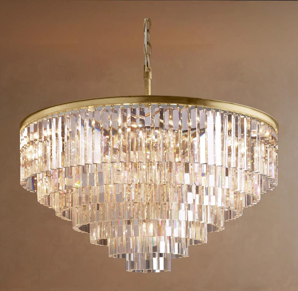 Nostalgic Odeon Circular Chandelier 44"