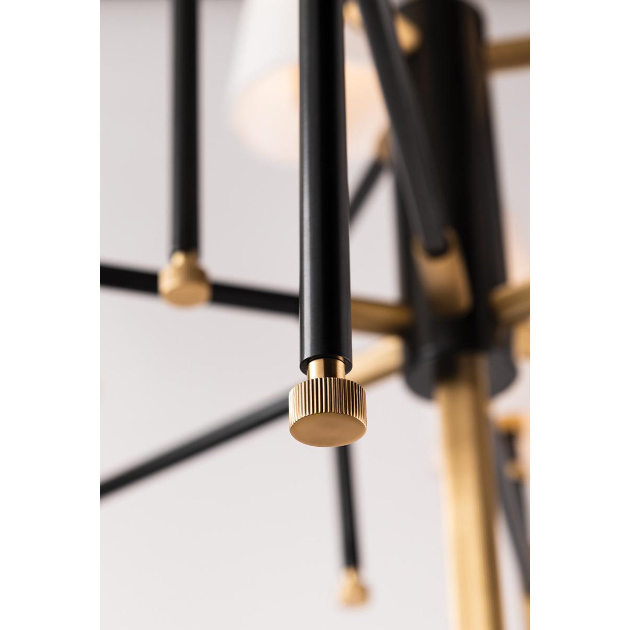 Bowery 9-Light Chandelier in Aged Old Bronze 34L x 34W x 31H