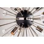 Liberty 12-Light Chandelier in Aged Brass 46L x 46W x 46H