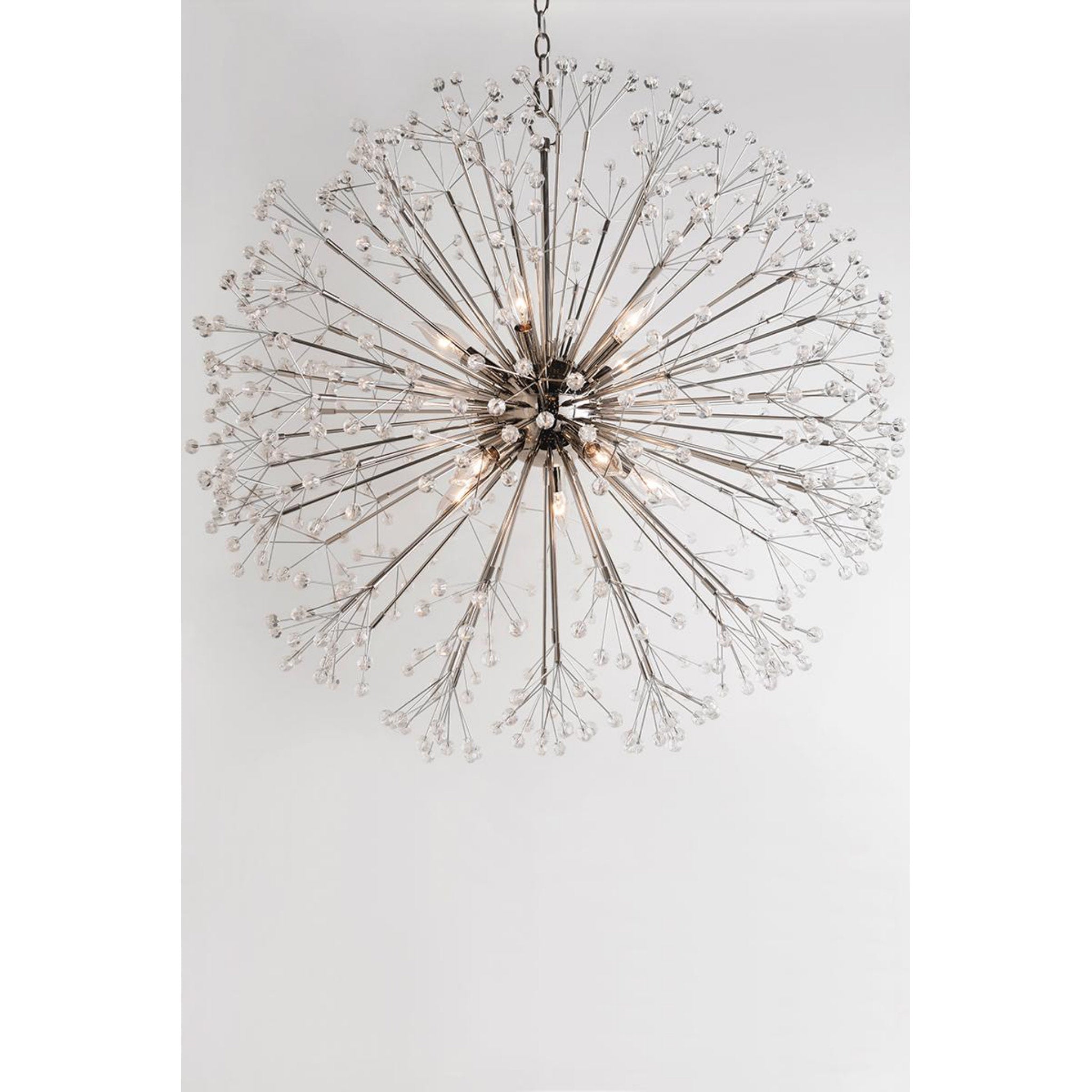 Dunkirk 10-Light Chandelier in Aged Brass 30L x 30W x 29H