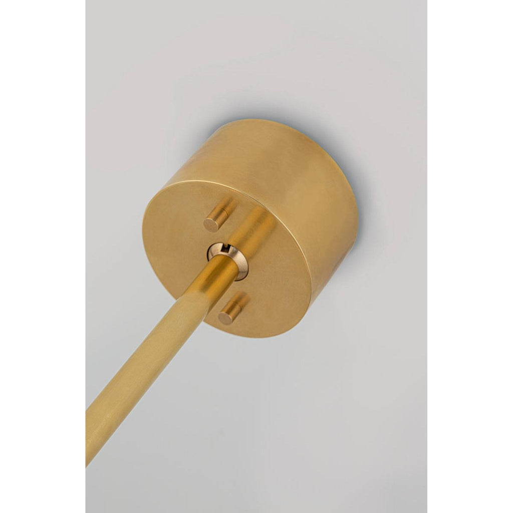 Durham 10-Light Chandelier in Aged Brass 42L x 42W x 14.5H