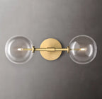 Glass Globe Linear Sconce
