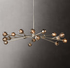 Boule De Cristal Smoke Glass Round Chandelier 72"