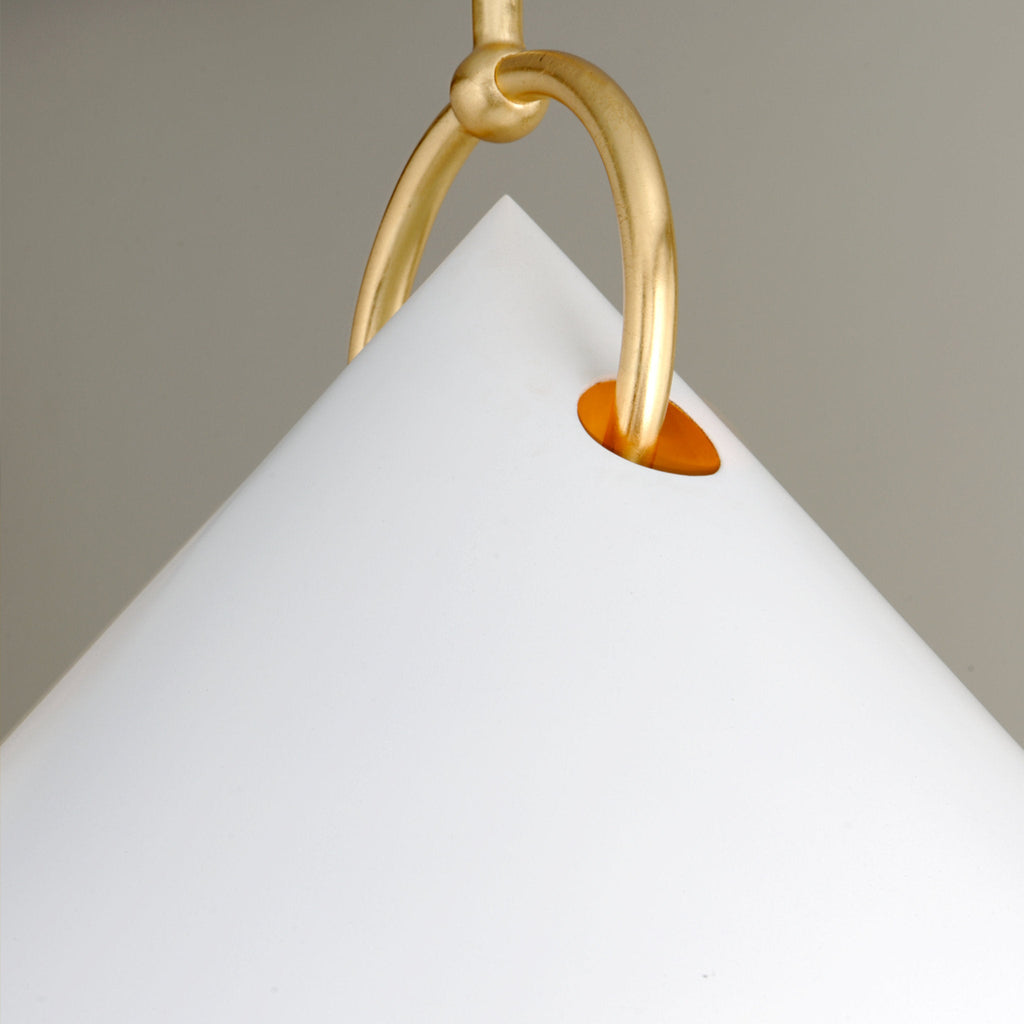 Charm 1-Light Chandelier in Soft White 30L x 30W x 21H