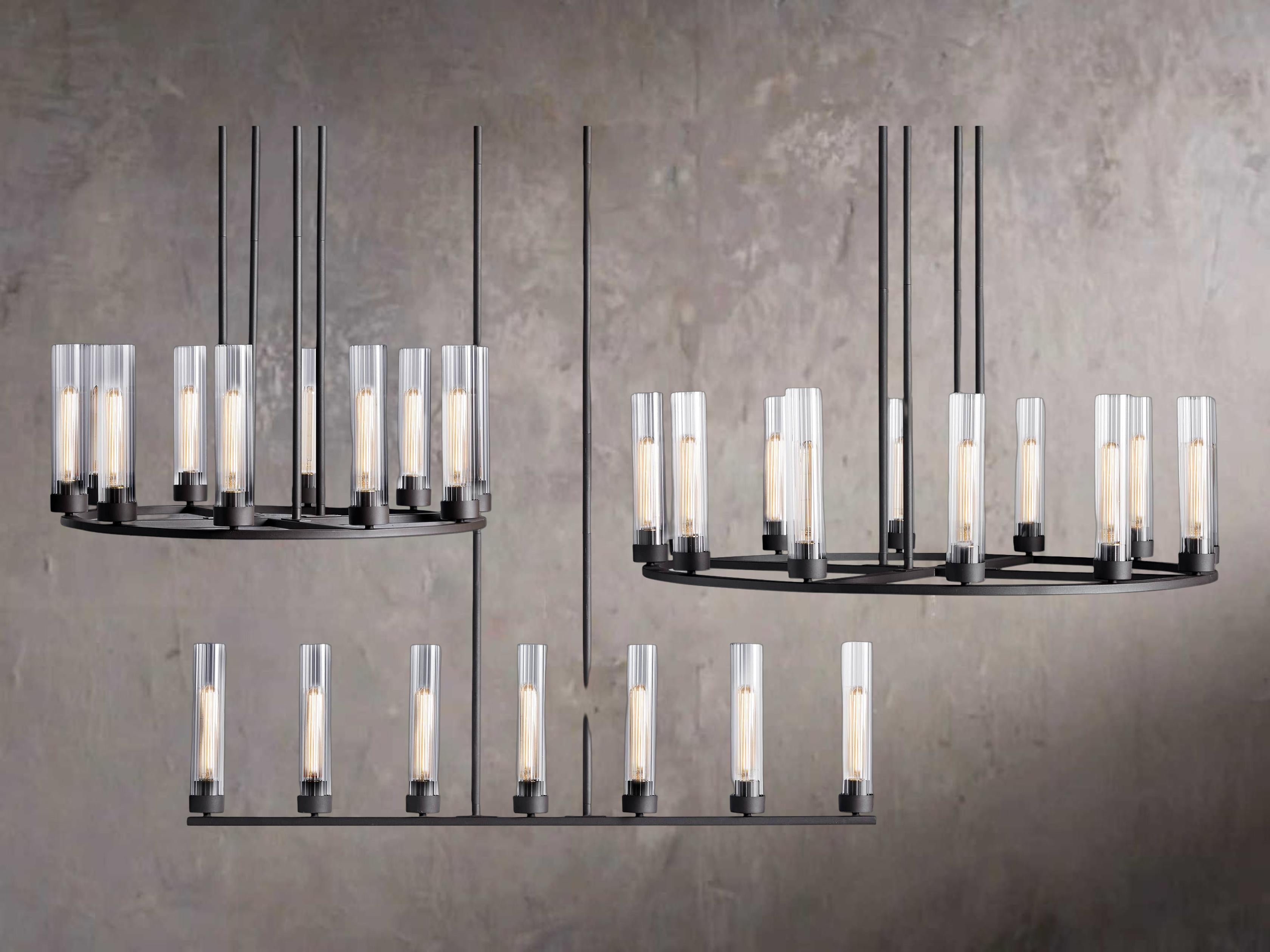 Andrese Ten-Light Circular Chandelier
