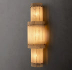 San Marco Alabaster Grand Round Sconce