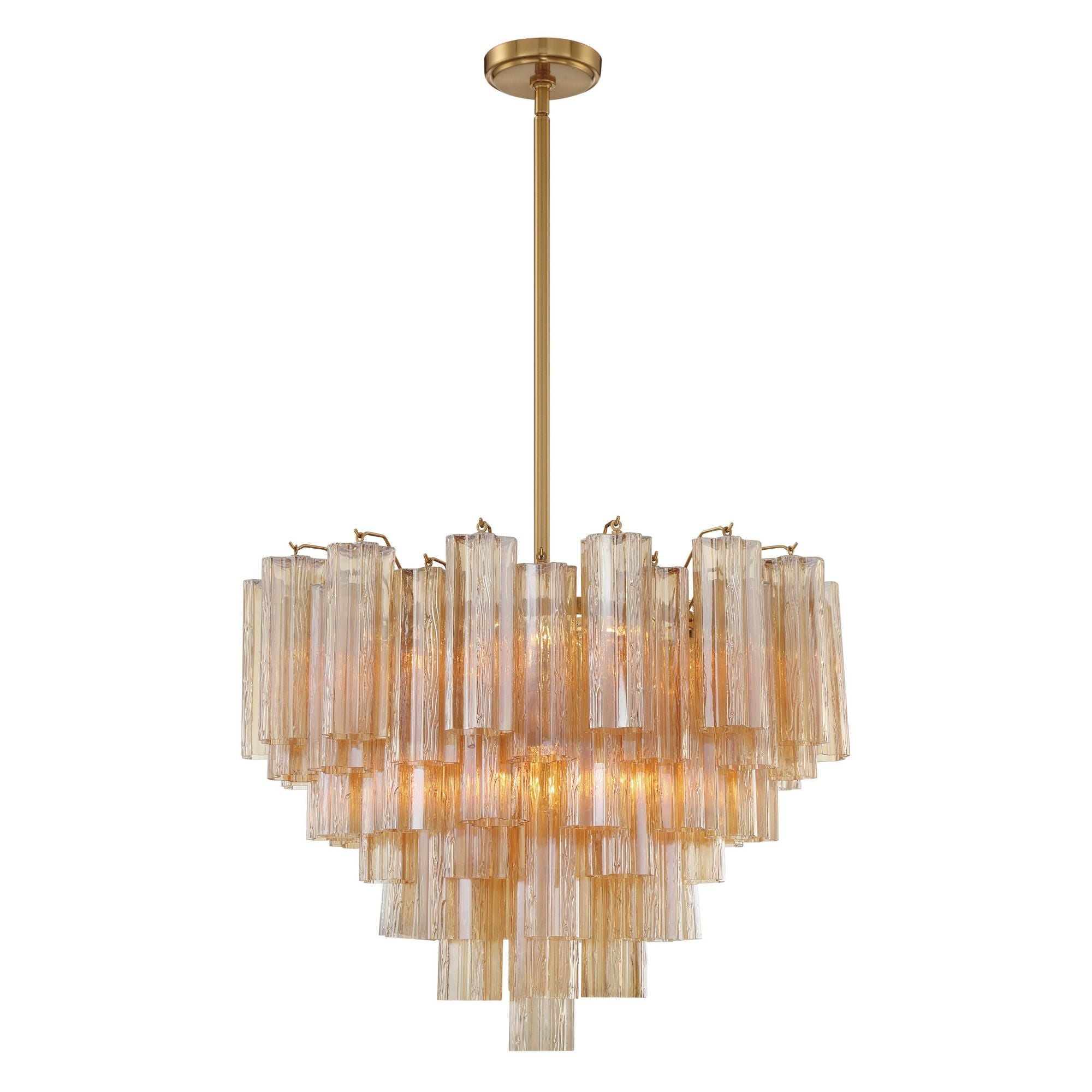 Addis 26.75'' Aged Brass Chandelier Gold 26.75"W x 21.5"H x 26.75"D