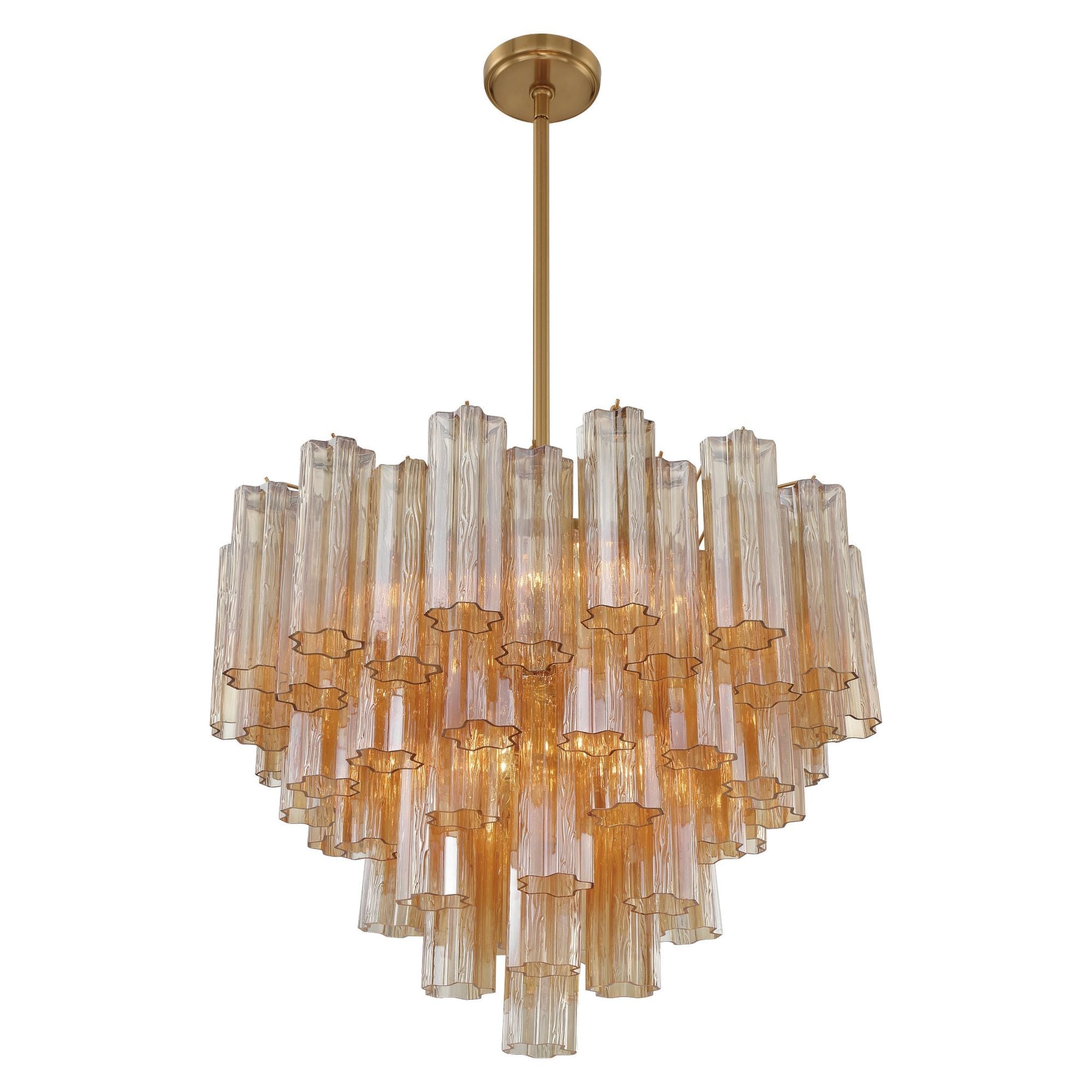Addis 26.75'' Aged Brass Chandelier Gold 26.75"W x 21.5"H x 26.75"D