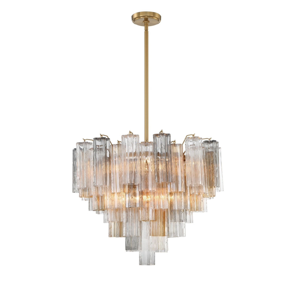 Addis 26.75'' Aged Brass Chandelier Multi 26.75"W x 21.5"H x 26.75"D