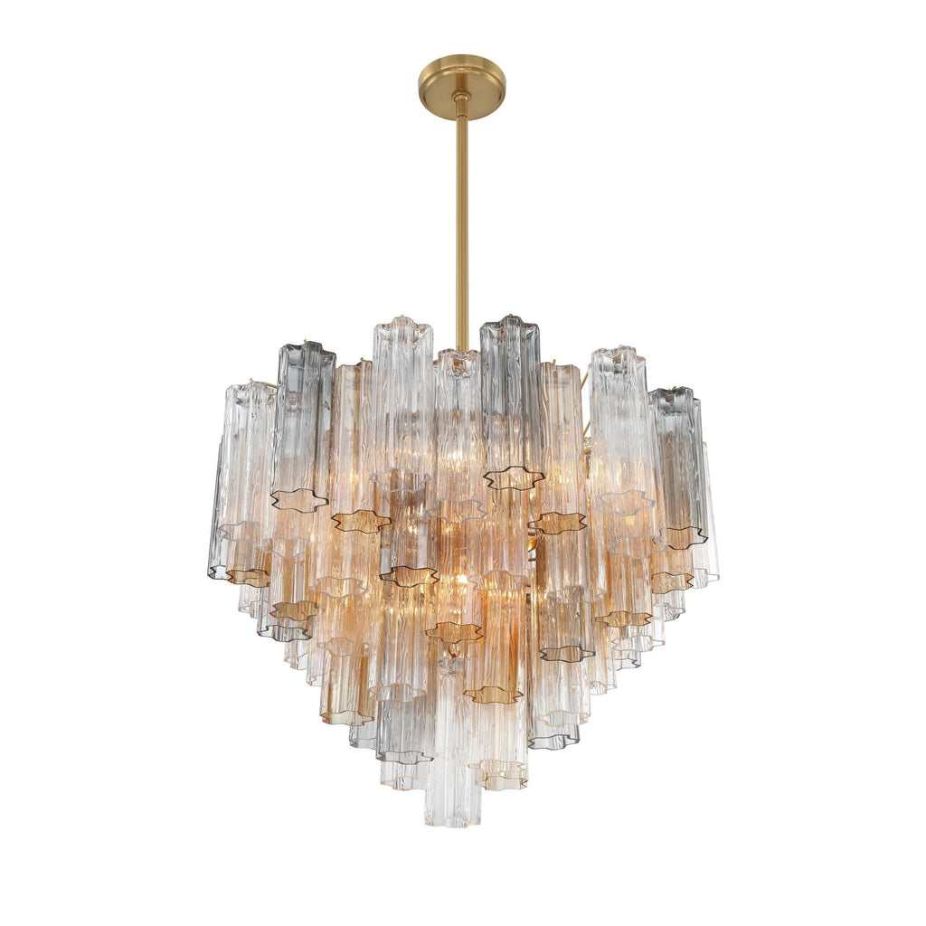 Addis 26.75'' Aged Brass Chandelier Multi 26.75"W x 21.5"H x 26.75"D