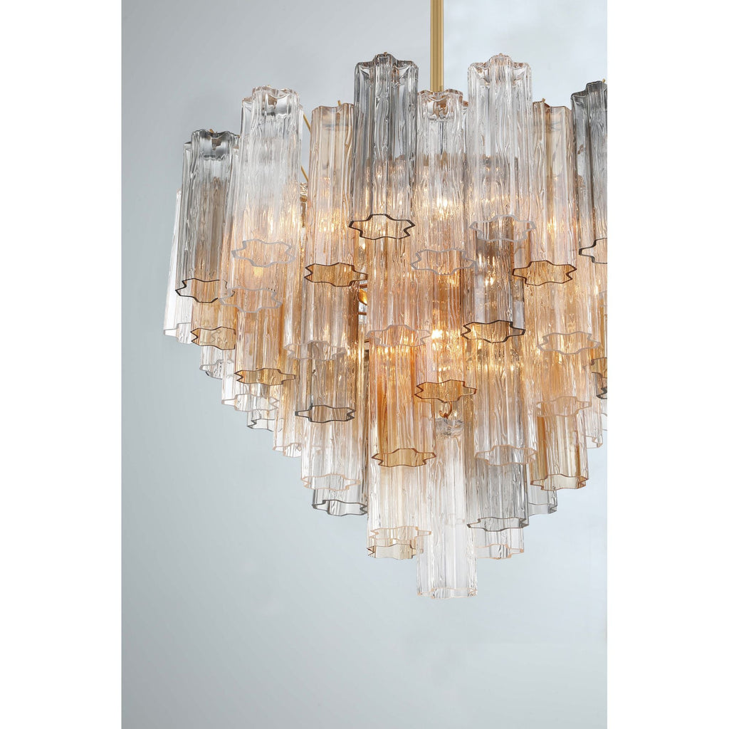 Addis 26.75'' Aged Brass Chandelier Multi 26.75"W x 21.5"H x 26.75"D