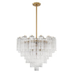 Addis 26.75'' Aged Brass Chandelier Clear 26.75"W x 21.5"H x 26.75"D