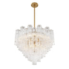 Addis 26.75'' Aged Brass Chandelier Clear 26.75"W x 21.5"H x 26.75"D