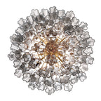 Addis 26.75'' Aged Brass Chandelier Gray 26.75"W x 21.5"H x 26.75"D