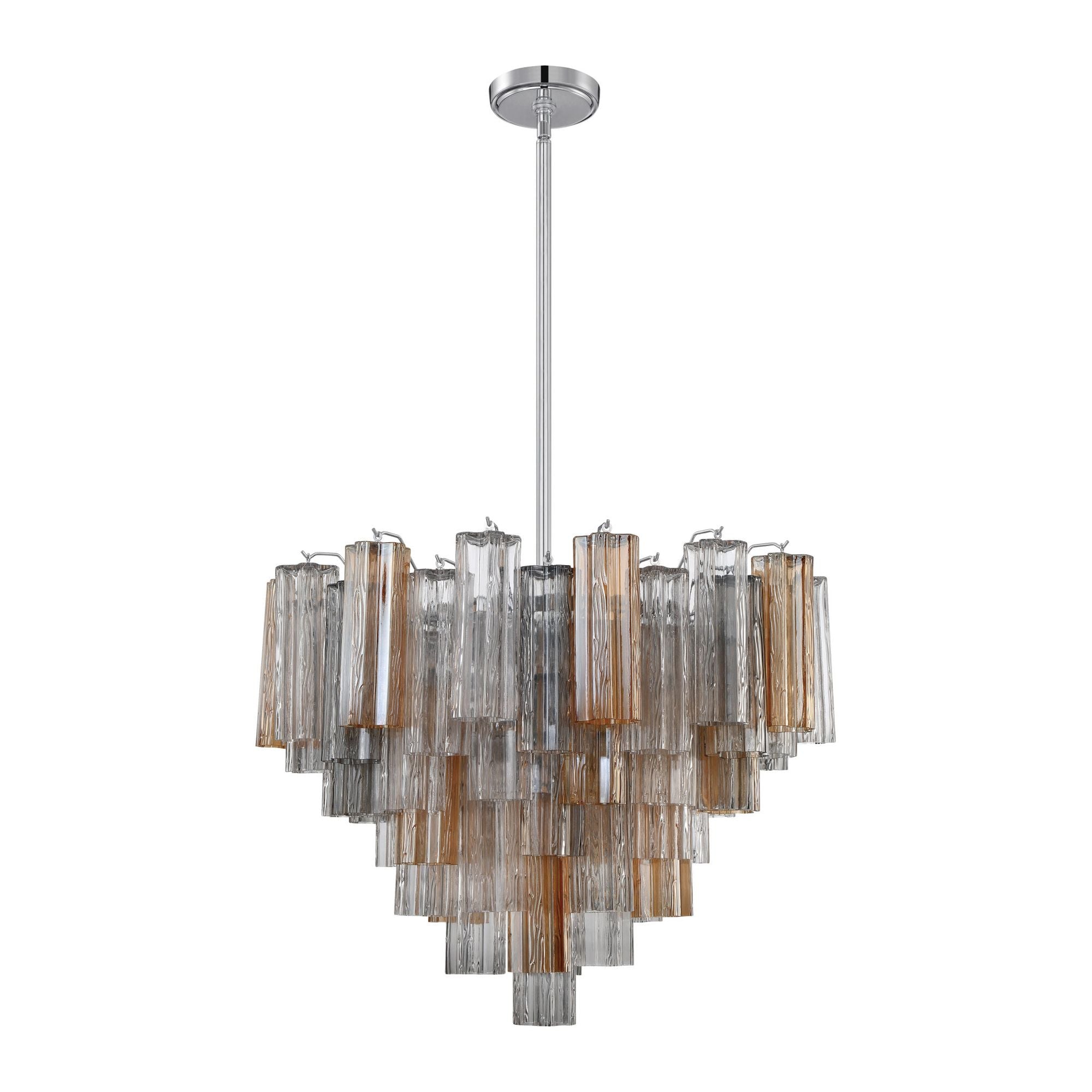 Addis 26.75'' Polished Chrome Chandelier Multi 26.75"W x 21.5"H x 26.75"D