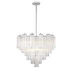 Addis 26.75'' Polished Chrome Chandelier Clear 26.75"W x 21.5"H x 26.75"D