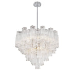 Addis 26.75'' Polished Chrome Chandelier Clear 26.75"W x 21.5"H x 26.75"D