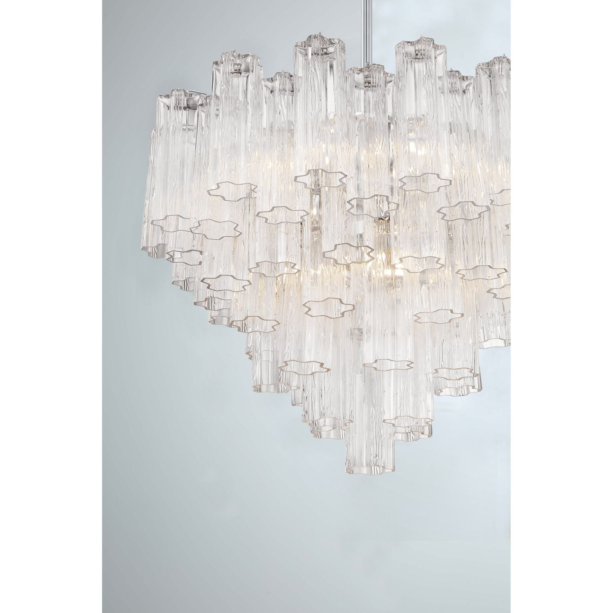 Addis 26.75'' Polished Chrome Chandelier Clear 26.75"W x 21.5"H x 26.75"D