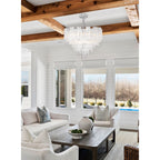 Addis 26.75'' Polished Chrome Chandelier Clear 26.75"W x 21.5"H x 26.75"D