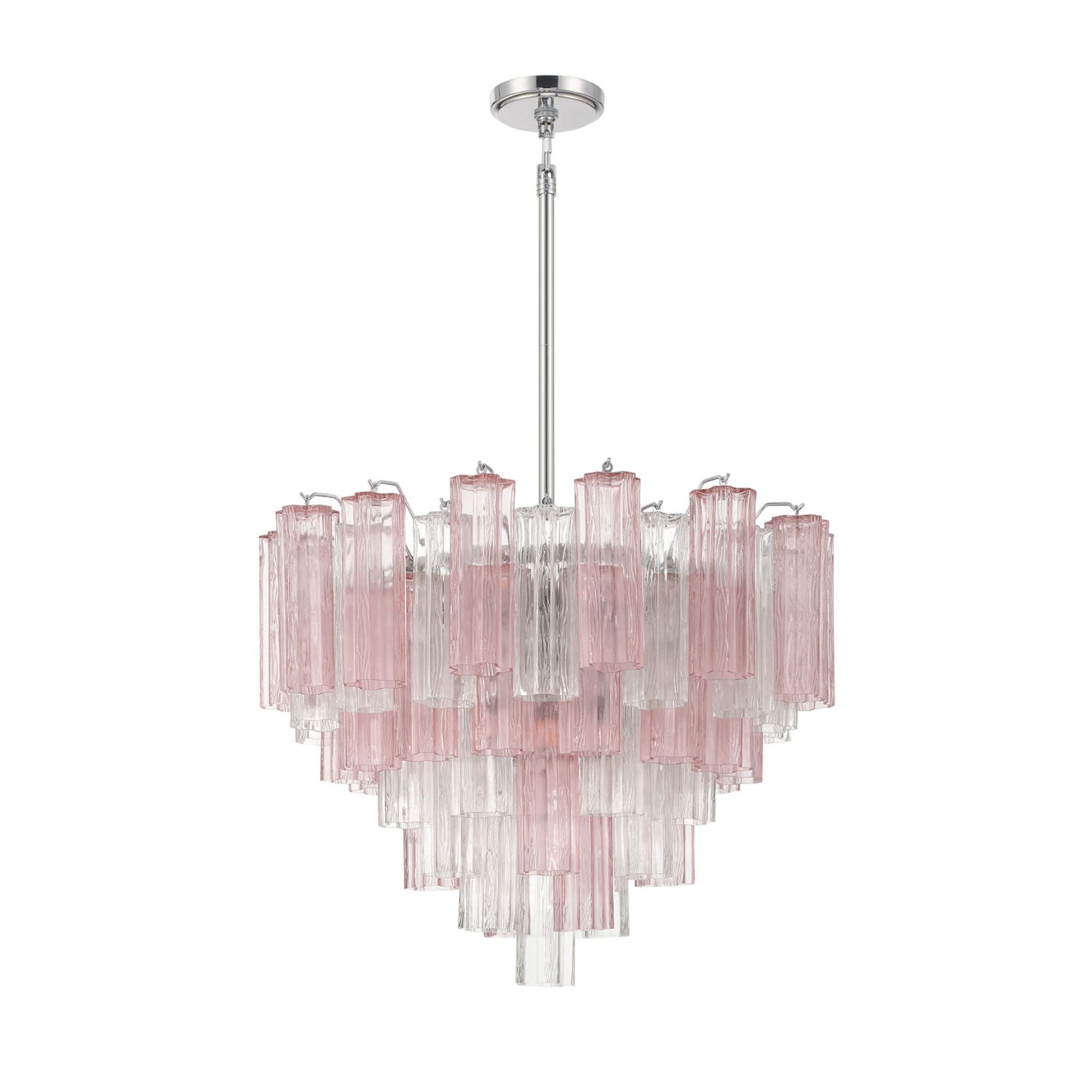 Addis 26.75'' Polished Chrome Chandelier Multi 26.75"W x 21.5"H x 26.75"D