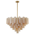 Addis 32'' Aged Brass Chandelier Gold 32"W x 21.5"H x 32"D