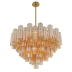 Addis 32'' Aged Brass Chandelier Gold 32"W x 21.5"H x 32"D