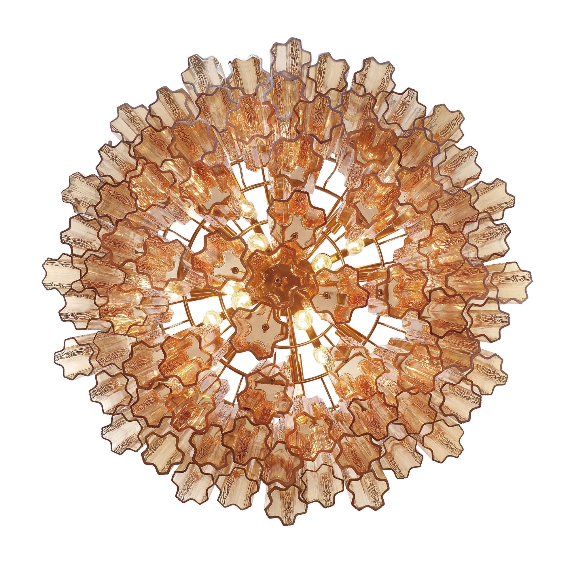 Addis 32'' Aged Brass Chandelier Gold 32"W x 21.5"H x 32"D