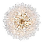 Addis 32'' Aged Brass Chandelier Clear 32"W x 21.5"H x 32"D