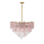 Addis 32'' Aged Brass Chandelier Multi 32"W x 21.5"H x 32"D