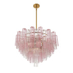 Addis 32'' Aged Brass Chandelier Multi 32"W x 21.5"H x 32"D