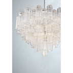 Addis 32'' Polished Chrome Chandelier Clear 32"W x 21.5"H x 32"D