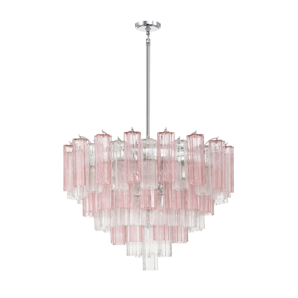 Addis 32'' Polished Chrome Chandelier Multi 32"W x 21.5"H x 32"D