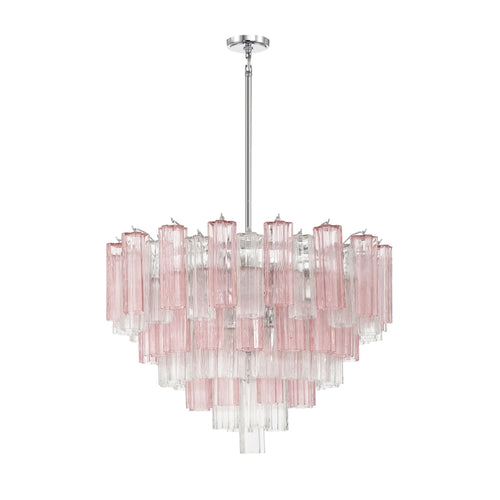 Addis 32'' Polished Chrome Chandelier Multi 32"W x 21.5"H x 32"D