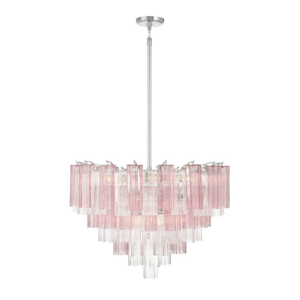Addis 32'' Polished Chrome Chandelier Multi 32"W x 21.5"H x 32"D