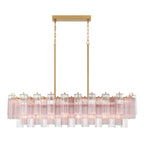 Addis 51.75'' Aged Brass Linear Chandelier 51.75"W x 14.25"H x 14"D
