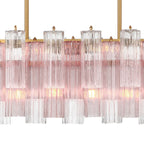 Addis 51.75'' Aged Brass Linear Chandelier 51.75"W x 14.25"H x 14"D