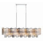 Addis 51.75'' Polished Chrome Linear Chandelier 51.75"W x 14.25"H x 14"D