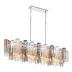 Addis 51.75'' Polished Chrome Linear Chandelier 51.75"W x 14.25"H x 14"D