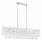 Addis 51.75'' Polished Chrome Linear Chandelier 51.75"W x 14.25"H x 14"D