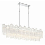 Addis 51.75'' Polished Chrome Linear Chandelier 51.75"W x 14.25"H x 14"D