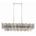 Addis 51.75'' Polished Chrome Linear Chandelier 51.75"W x 14.25"H x 14"D