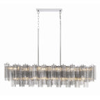 Addis 51.75'' Polished Chrome Linear Chandelier 51.75"W x 14.25"H x 14"D