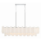 Addis 51.75'' Polished Chrome Linear Chandelier 51.75"W x 14.25"H x 14"D