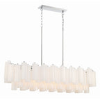 Addis 51.75'' Polished Chrome Linear Chandelier 51.75"W x 14.25"H x 14"D
