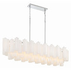 Addis 51.75'' Polished Chrome Linear Chandelier 51.75"W x 14.25"H x 14"D