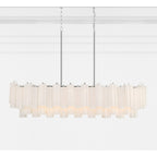 Addis 51.75'' Polished Chrome Linear Chandelier 51.75"W x 14.25"H x 14"D