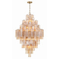 Addis 31.5'' Aged Brass Chandelier Gold 31.5"W x 50.5"H x 31.5"D